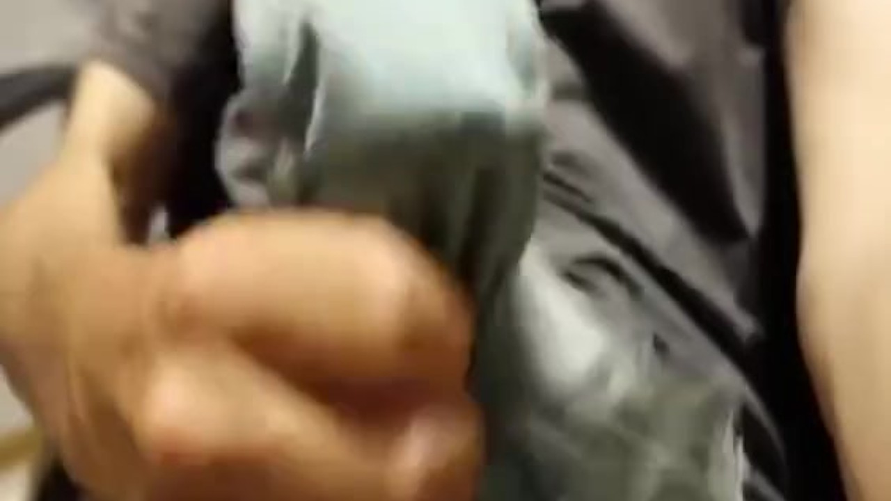 パンティのクロッチに大量射精　パンコキ　手コキ　